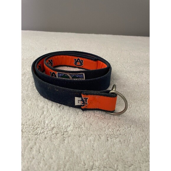 Moonshine Aubrun University Orange Belt Preppy Large Canvas Logo College - Picture 5 of 14